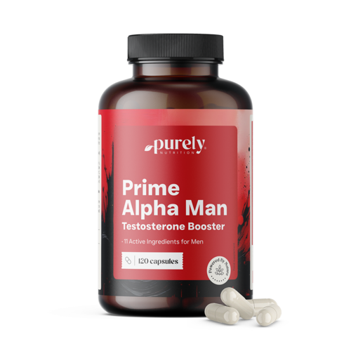 Prime Alpha Man - pentru nivelul de testosteron din sânge, 120 de capsule