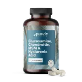 Glucozamină, condroitină, MSM și acid hialuronic, 120 de capsule