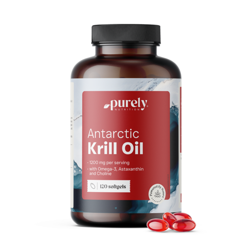 Ulei de krill 1200 mg, 120 de capsule moi