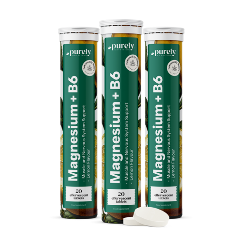 3x Magneziu + vitamina B6 – comprimate efervescente, total 60 de comprimate efervescente