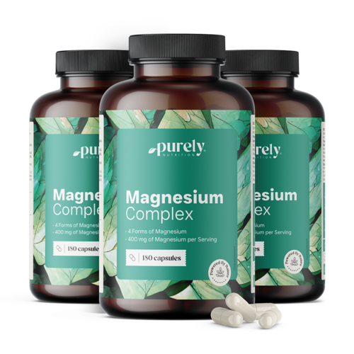 3x Magneziu complex 400 mg, total 540 de capsule