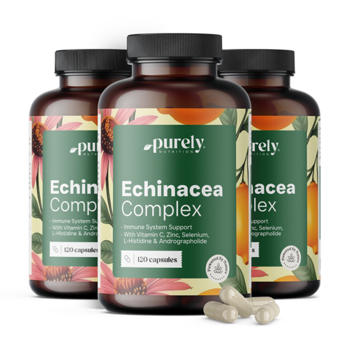 3x Complex pentru imunitate cu echinacee, total 360 capsule