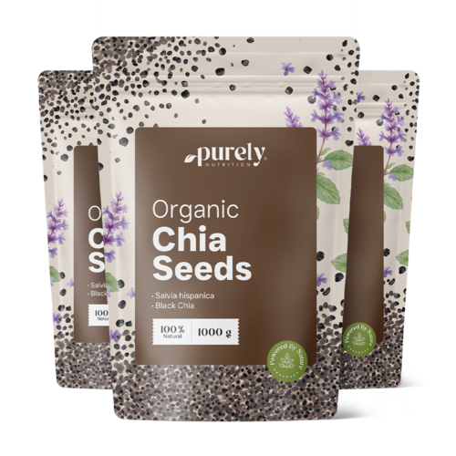 3x BIO semințe de Chia, total 3000 g