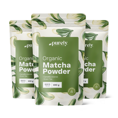 3x BIO Matcha în pulbere, total 300 g
