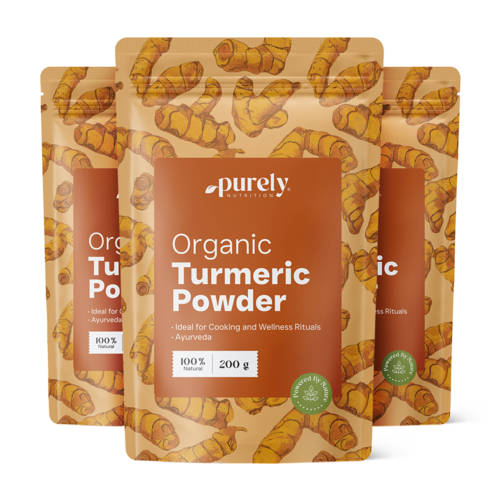 3x BIO Turmeric în pulbere, total 600 g
