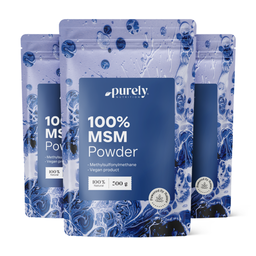 3x MSM în pulbere, total 1500 g