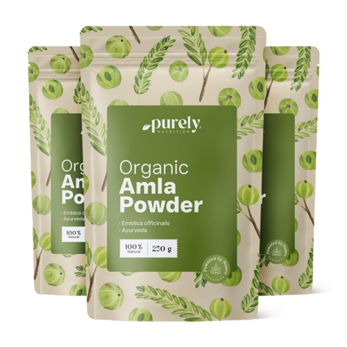 3x BIO Amla pulbere, total 750 g