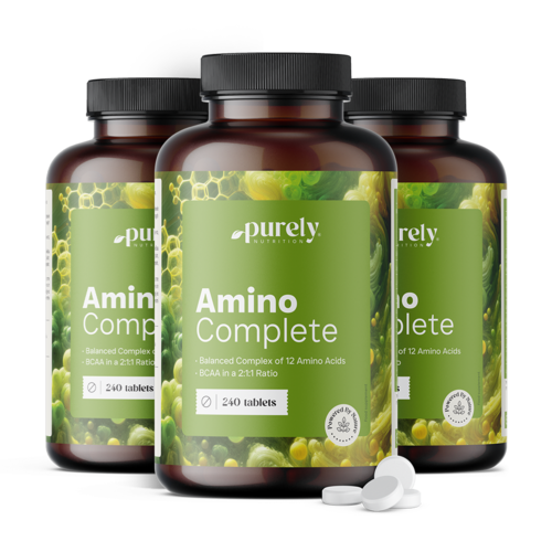 3x Amino Complete - complex echilibrat de 12 aminoacizi, total 720 de comprimate