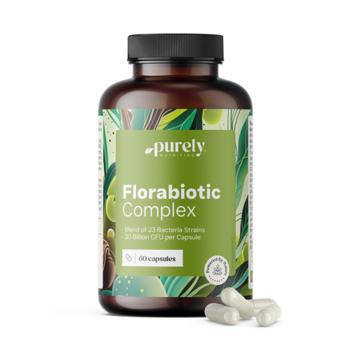 Florabiotic Complex – formulă simbiotică cu 30 de miliarde de UFC, 60 de capsule