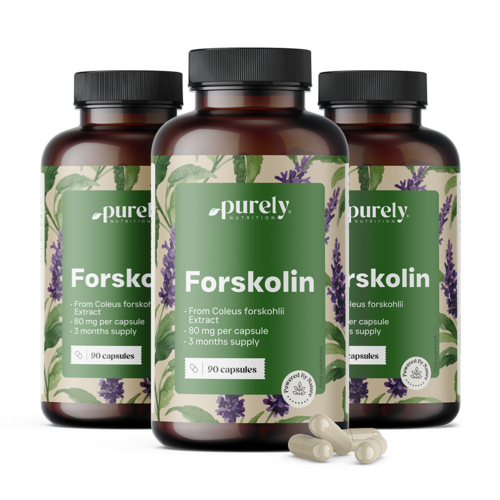 3x Forskolin 80 mg, total 270 de capsule