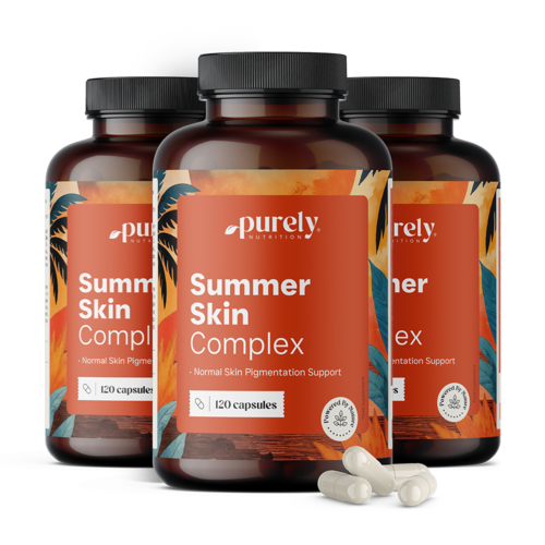 3x Summer Skin Complex – formulă cu 10 ingrediente active, total 360 de capsule