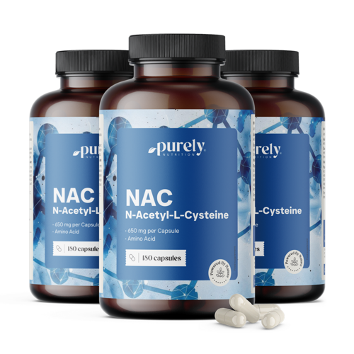 3x NAC 650 mg, total 540 de capsule