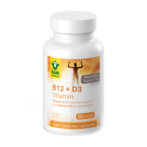 Vitamina D3 + B12 vegană.