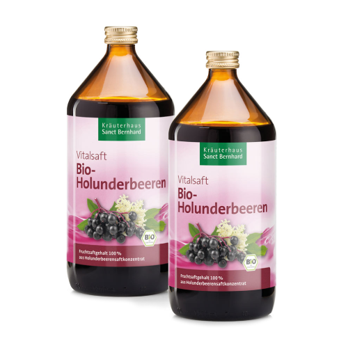 BIO Suc de fructe de soc, 2 x 500 ml