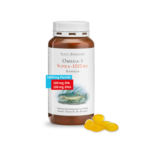 Omega 3 Supra 1000 mg, 120 capsule