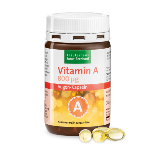 Vitamina A - vedere, ochi, 180 de capsule
