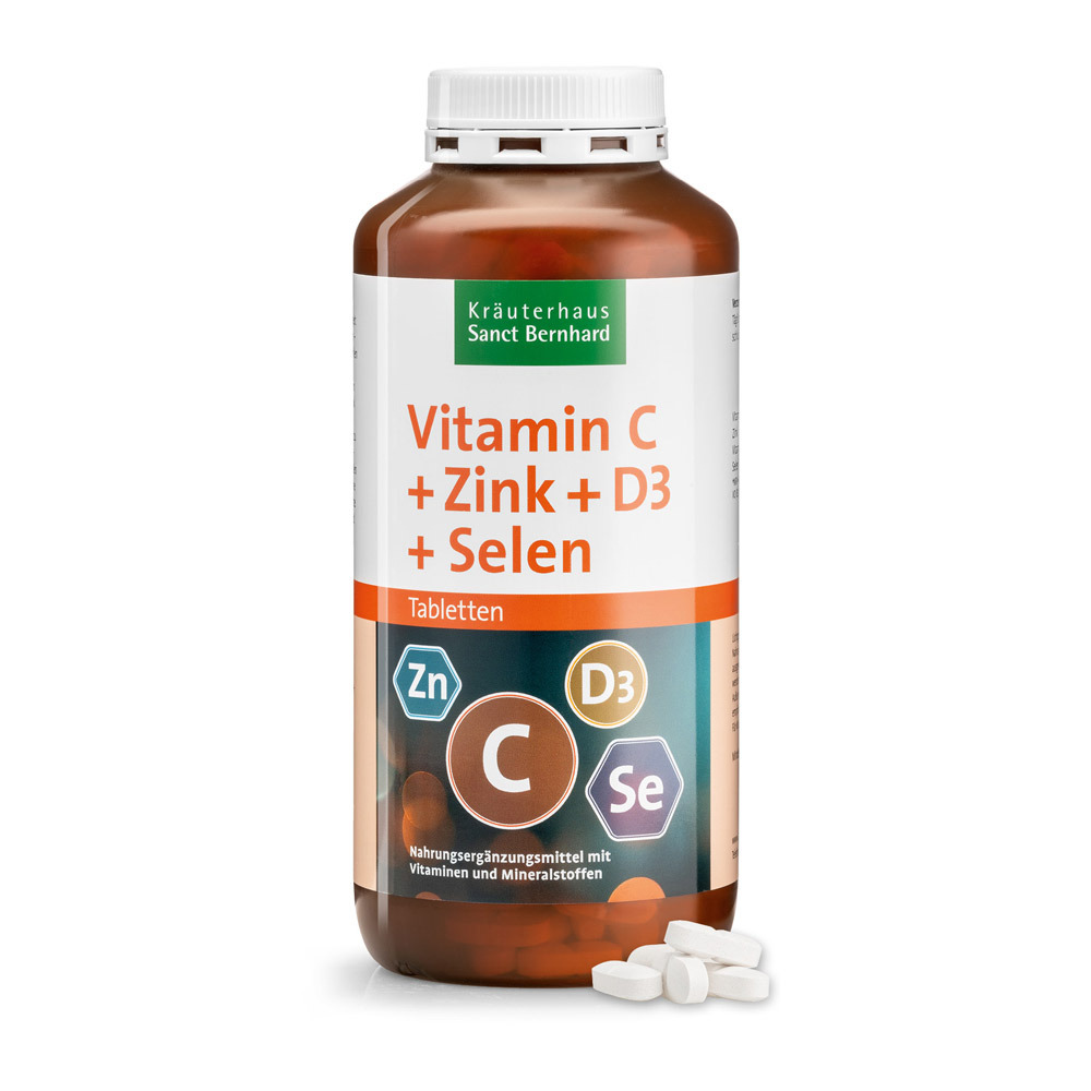 Vitamina C + zinc + D3 + seleniu