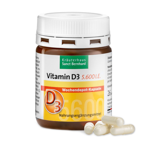 Vitamina D3 5600 U.I., 26 capsule