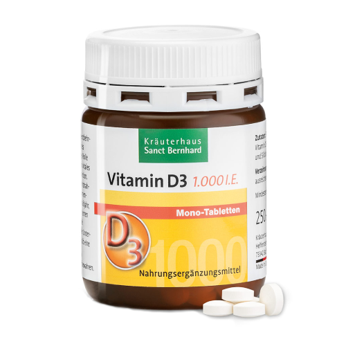 Vitamina D3 1000 UI, 250 de comprimate