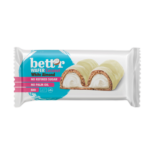 BIO Vafel vegan - cocos și migdale, 33 g