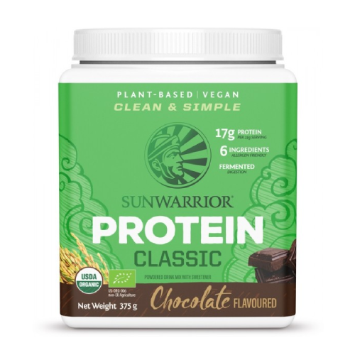 BIO Proteine vegane în pulbere cu îndulcitor - ciocolată, 375 g