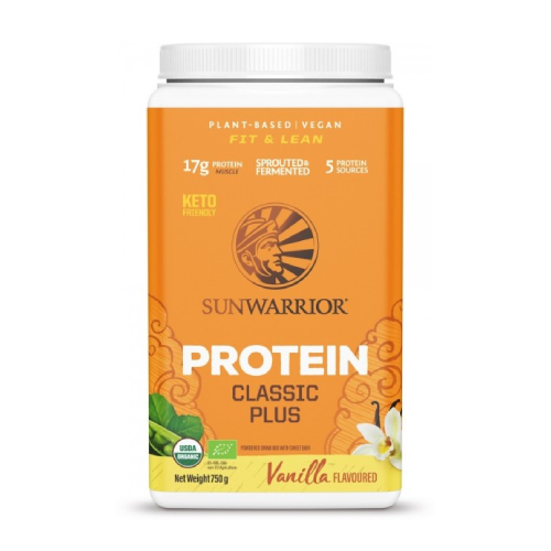 BIO Proteine vegane Plus cu îndulcitor - vanilie, 750 g