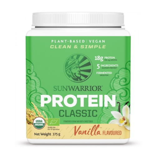 BIO Proteine vegane cu îndulcitor - vanilie, 375 g