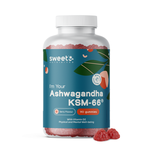 Ashwagandha KSM-66 300 mg, 90 de bomboane gumate