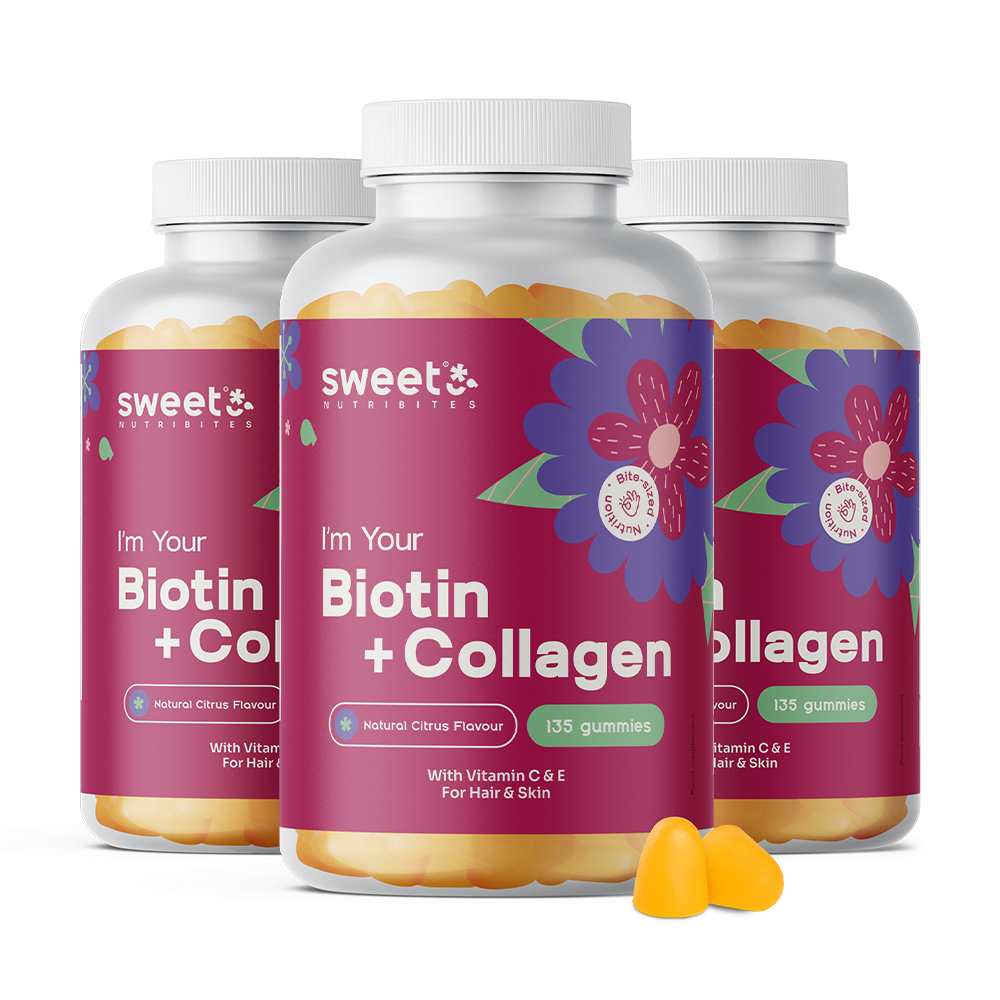 Biotin in kolagen gumi bonboni