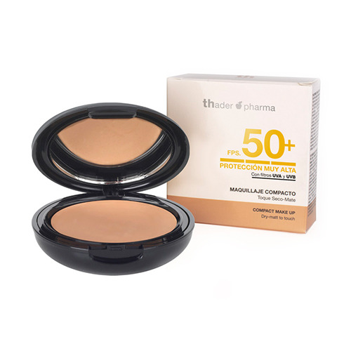 Pudră compactă cu SPF 50 – nisip