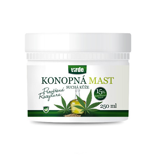 Unguent de cânepă cu vitamina E.