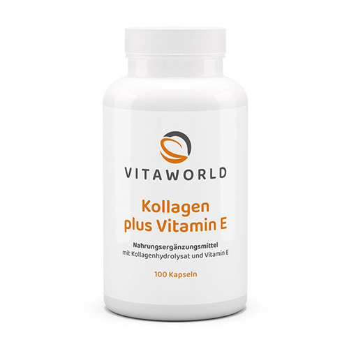 Colagen + vitamina E în capsule.