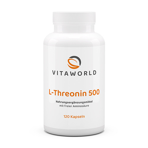 L-treonina - aminoacidă în capsule.
