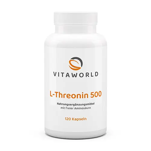 L-treonina - aminoacidă în capsule.