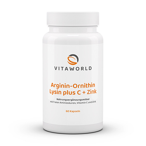 Arginin + ornitin + lizin cu vitamina C și zinc.