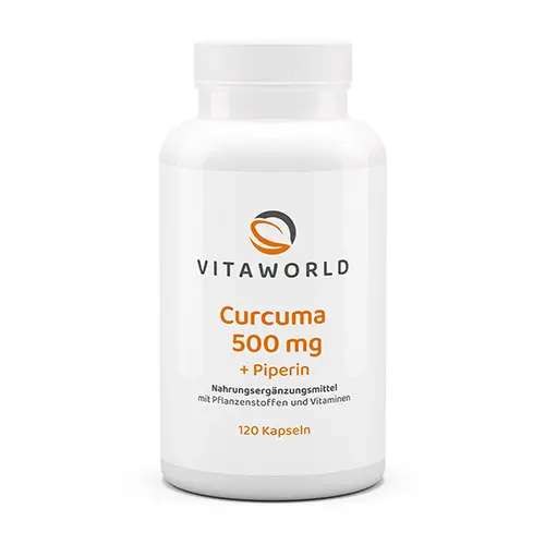 Curcuma + piperin cu vitamine din complexul B.