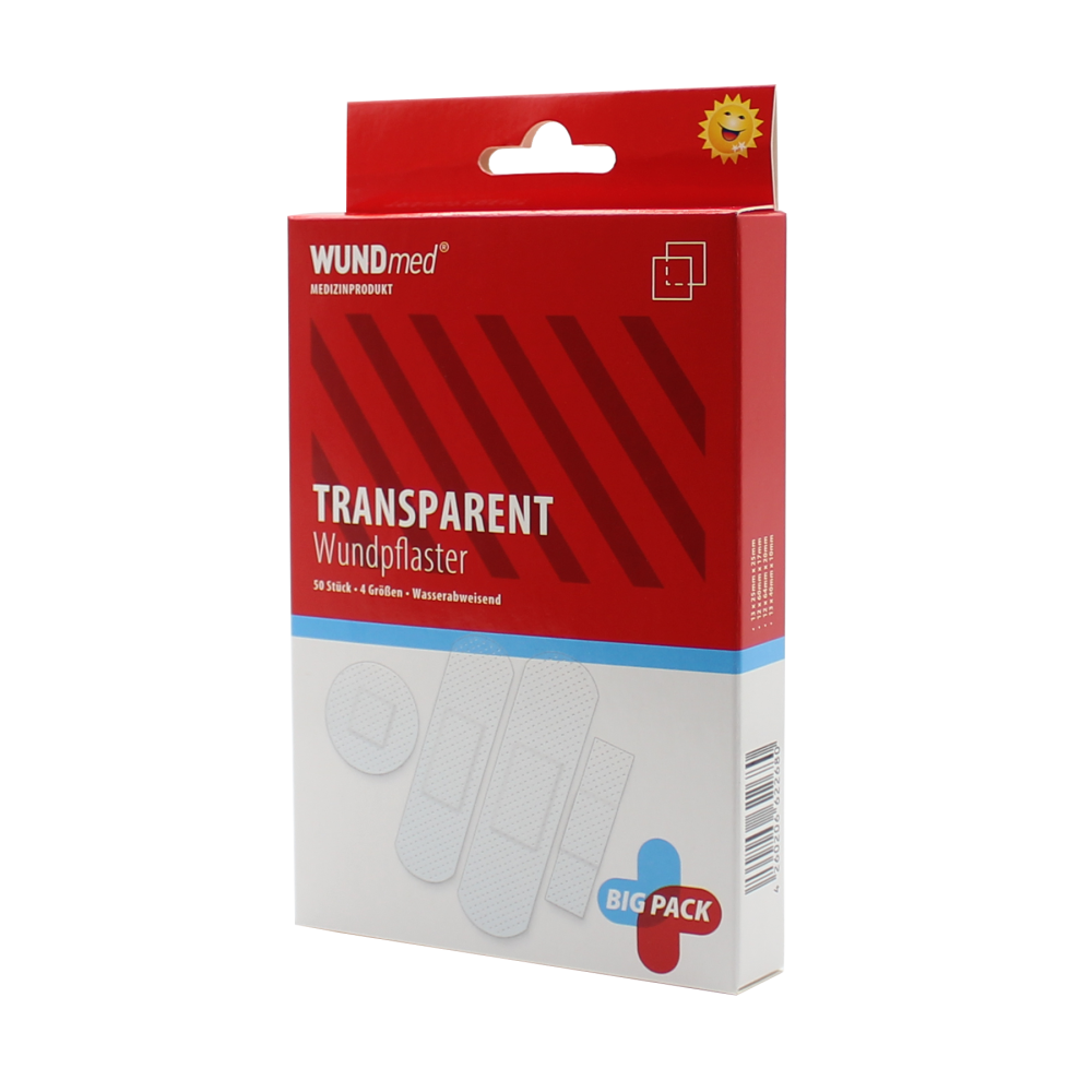 Set complet de plasturi transparenti rezistenti la apa.