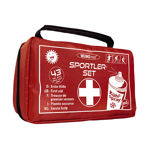 Set de prim ajutor sportiv, 43 piese.