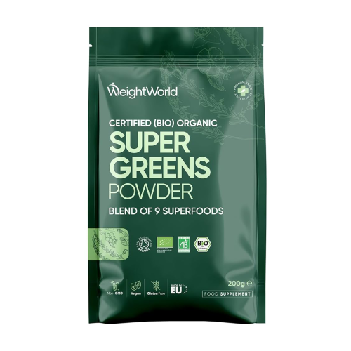 Super Greens BIO sub formă de pulbere, 200 g