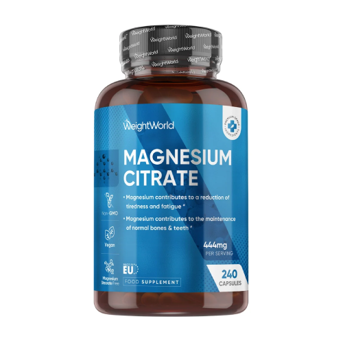 Magneziu citrat 444 mg, 240 de capsule