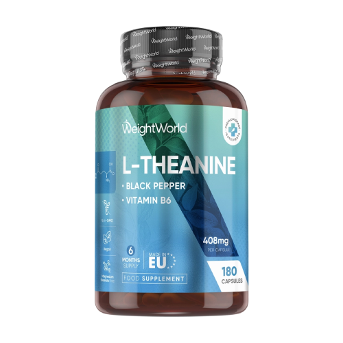 L-teanina în capsule vegane.