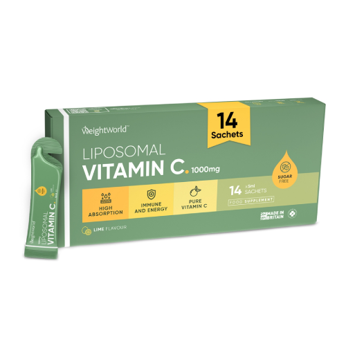 Vitamina C lipozomală în lichid, 14 plicuri