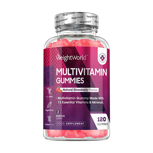 Bomboane gumate cu multivitamine