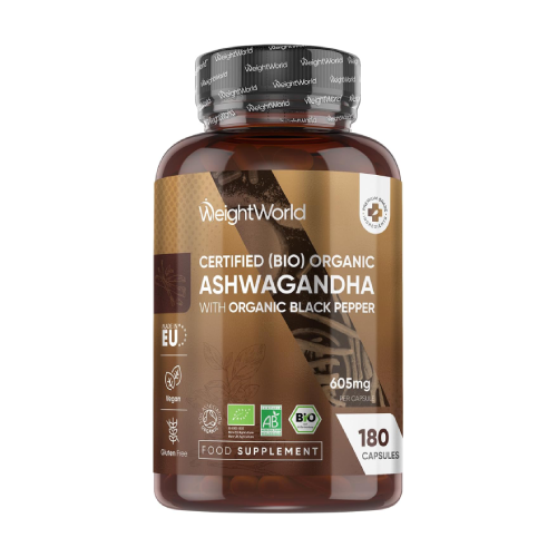 BIO Ashwagandha cu piper negru 600 mg, 180 de capsule