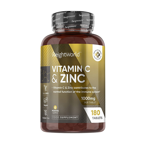 Vitamina C + zinc, 180 de comprimate