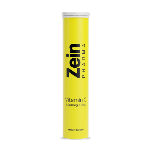 Vitamina C + zinc în tablete efervescente.