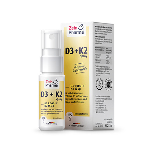 Vitamina D3 + K2 vegană - sub formă de spray